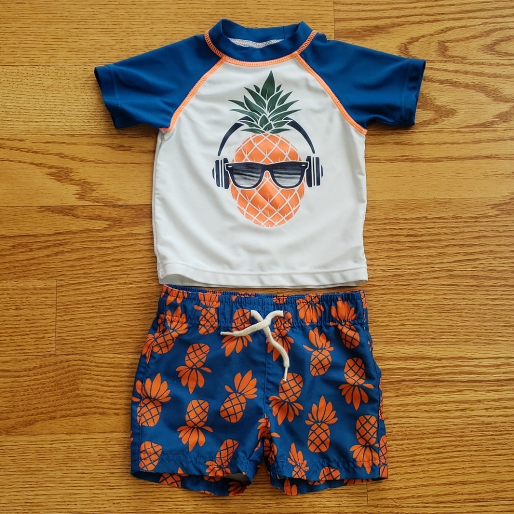 🎉HP🎉Appaman Mini Rashguard baby swimsuit 6-12m ⛱